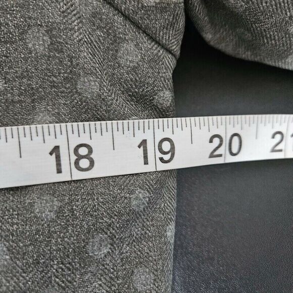 Vans Womens Jacket Medium Gray Winter Full Zip Hooded Polka Dots Pockets - Picture 7 of 7